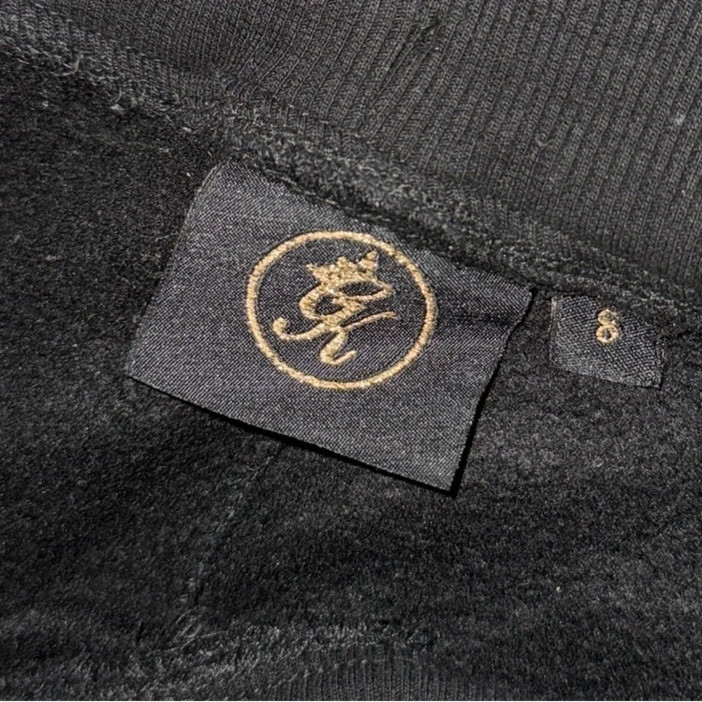 Gym king UK luxury exclusive the praco tracksuit set 2 piece black gold size 6-8 - Picture 13 of 14